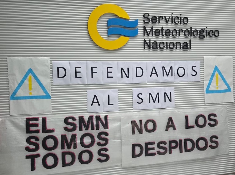 El Gobierno oficializó 140 despidos en el Servicio Meteorológico Nacional