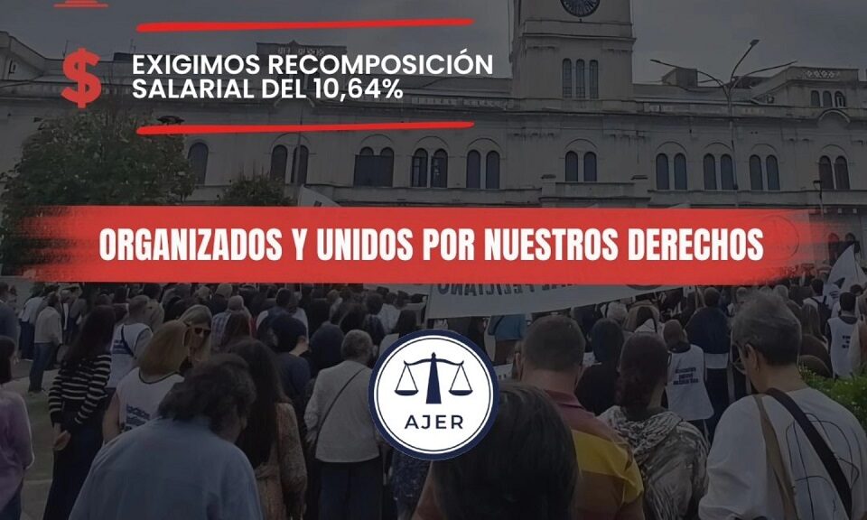 AJER apunta el reclamo salarial al Ministro de Economía