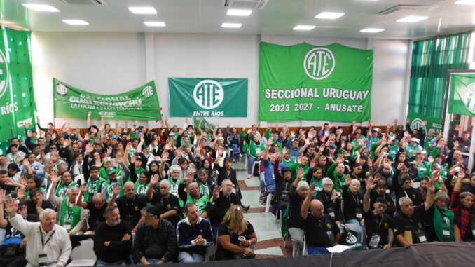 ATE Entre Ríos realizó su 36° Congreso Provincial Ordinario