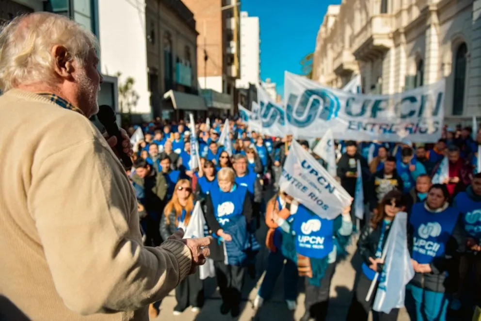 Movilización de UPCN por la Reforma previsional