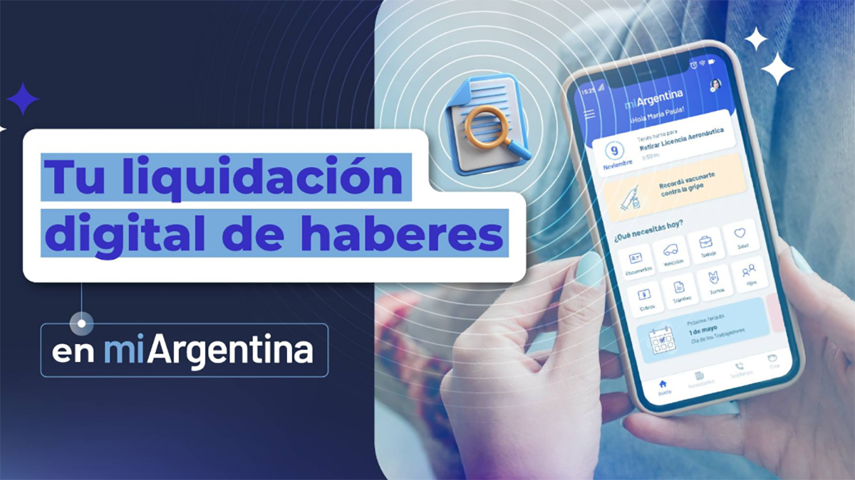 Empleados privados pueden ver liquidación digital en MiArgentina