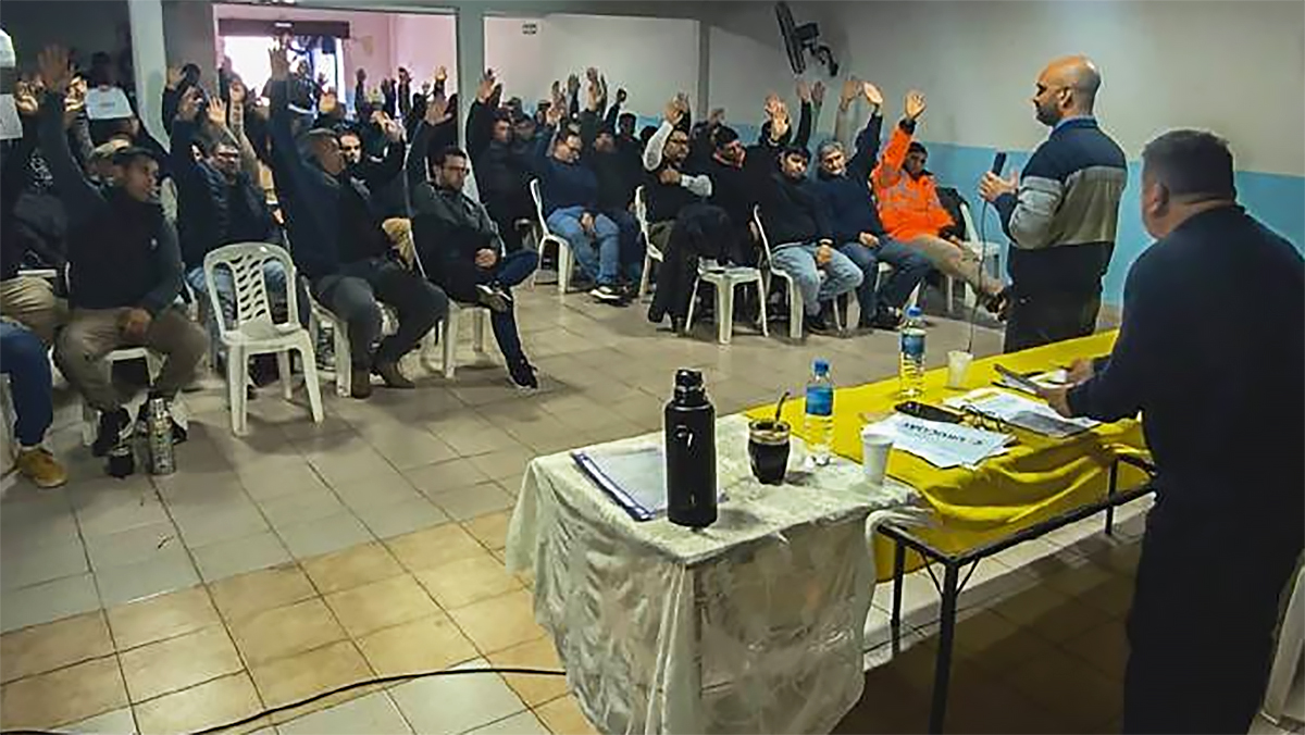 Este viernes se desarrolló en Villaguay una reunión plenaria del Sindicato de Trabajadores y Empleados Viales de Entre Ríos (Soever).