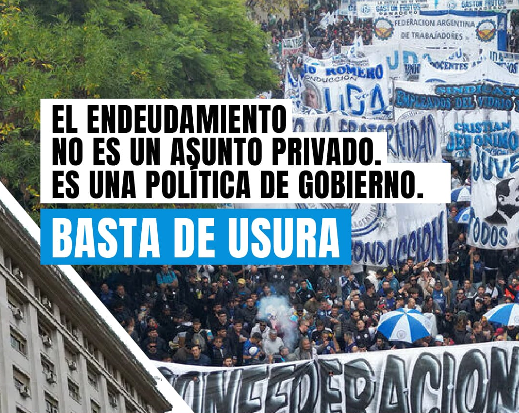 Centrales sindicales y movimientos sociales se unen en la «Marcha por los endeudados»