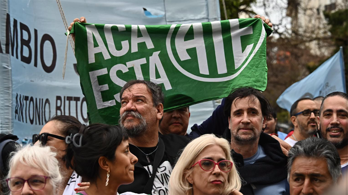 ATE Nacional paro marcha