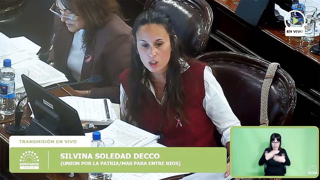 Diputada Silvina Decco