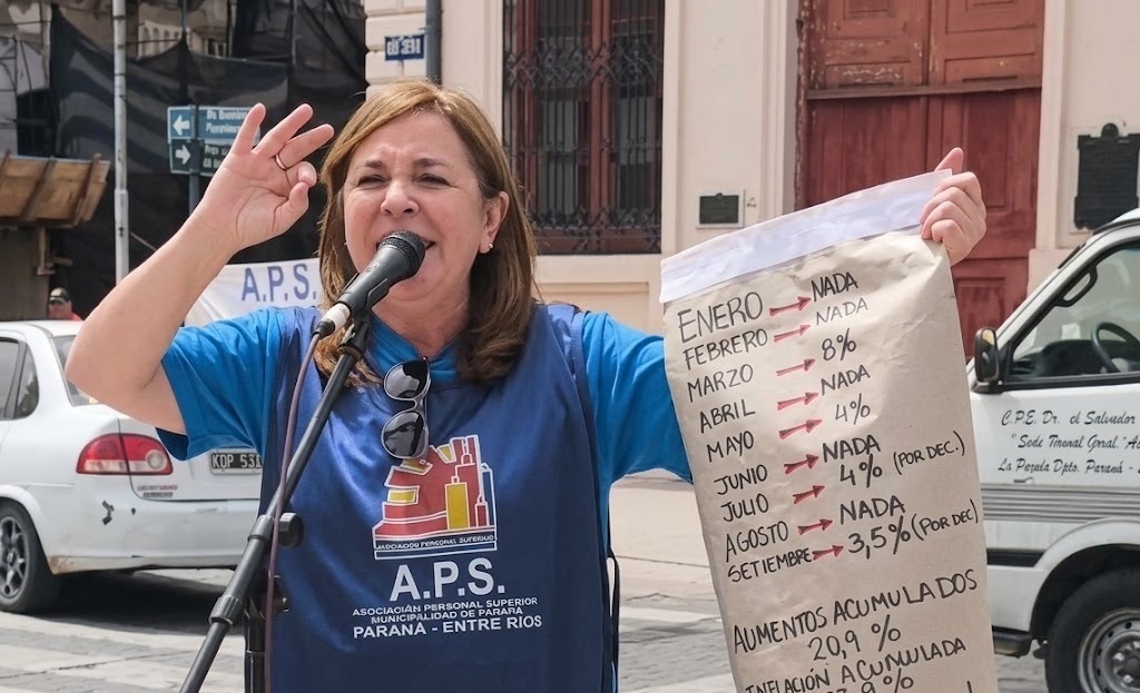Municipales jerarquizados de Paraná: “Los salarios se discuten con los trabajadores”